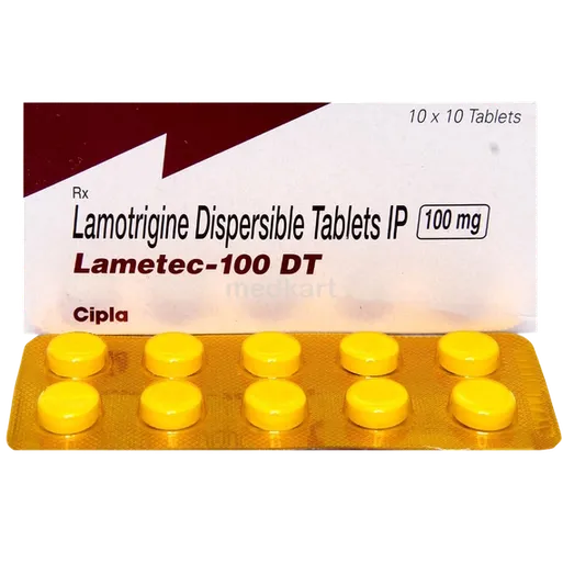 lametec 100mg dt tablet 10's